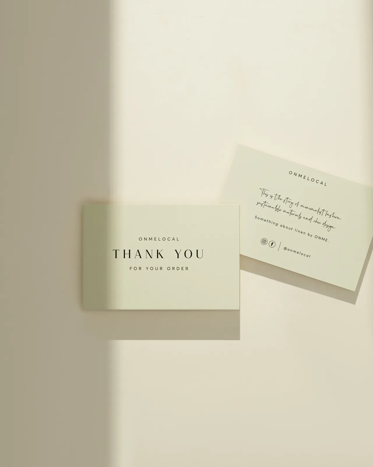 Mẫu thank you card Hoka sản xuất 1