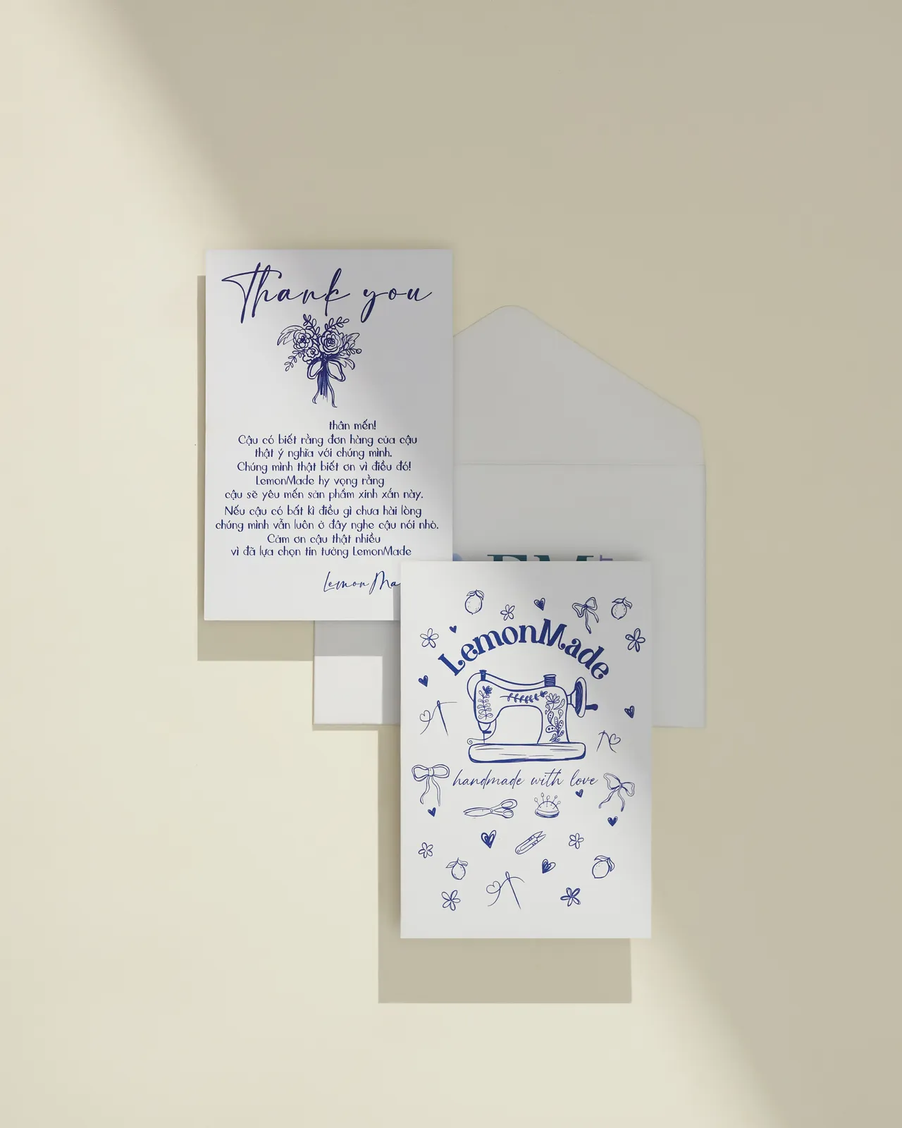 Mẫu thank you card Hoka sản xuất 2